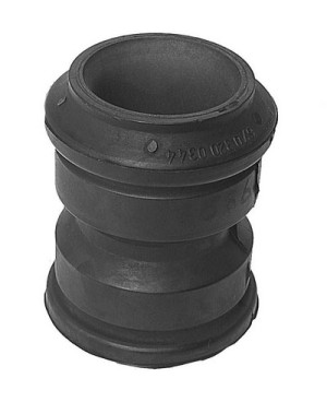 Rubber mounting for spring