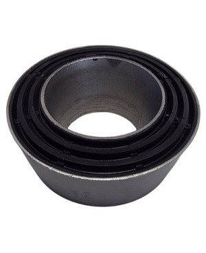 Conical bearing, leaf spring