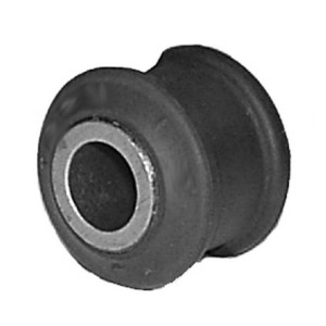 Rubber metal bushing, shock absorber